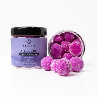 Scrub Balls Musc Blanc