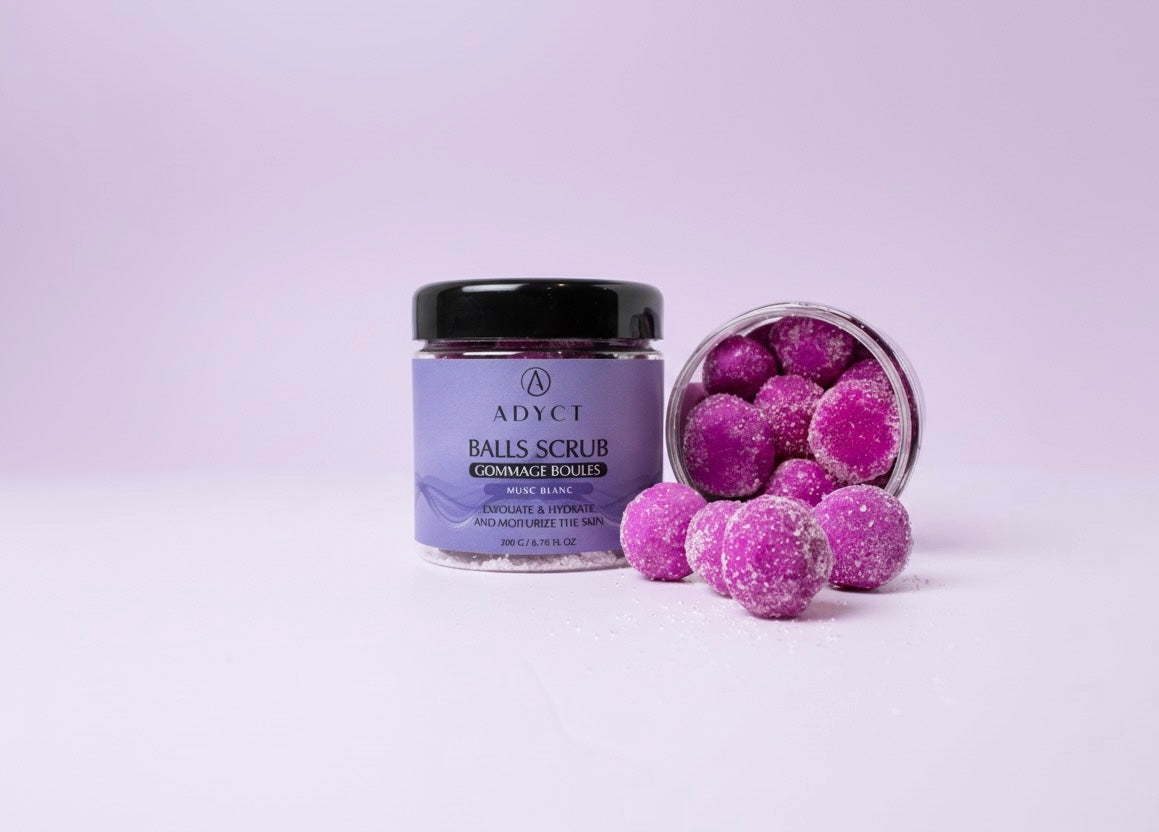 Boules de gommage Musc Blanc